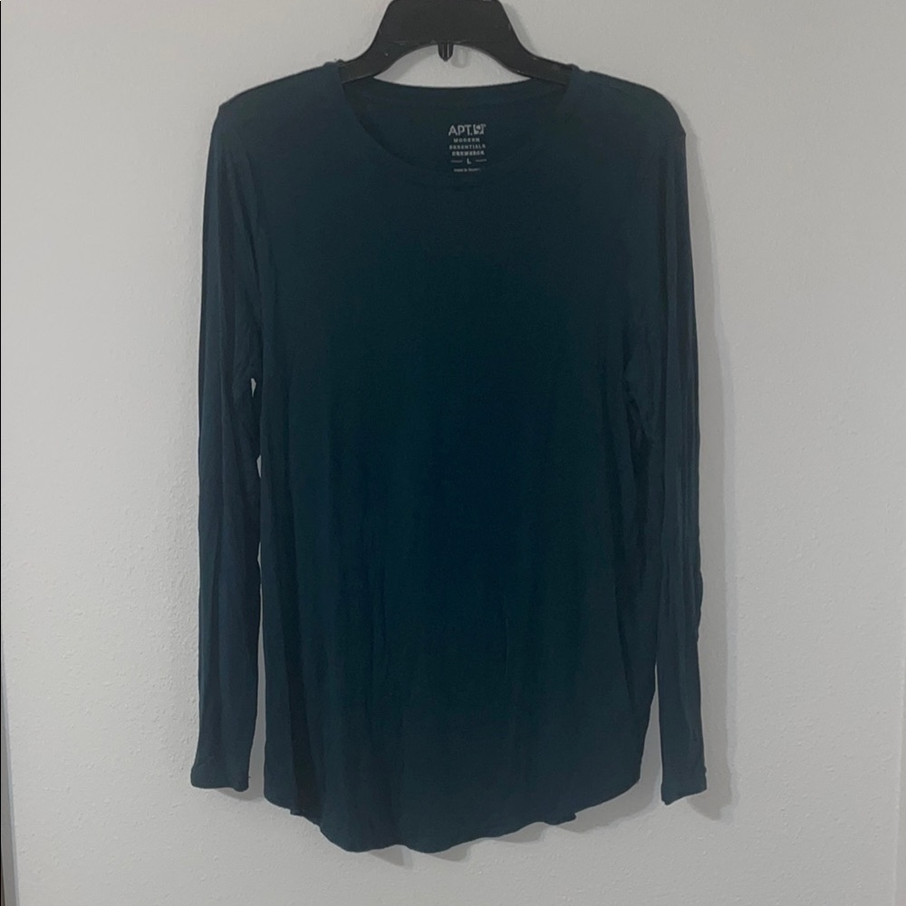 Apt. 9 Deep Teal Long Sleeve Top